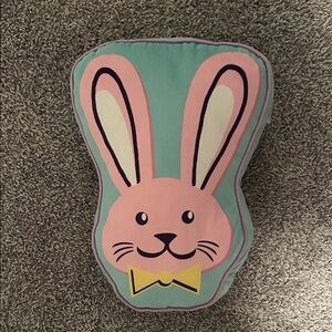 Cute Bunny Pillow with Bow Tie